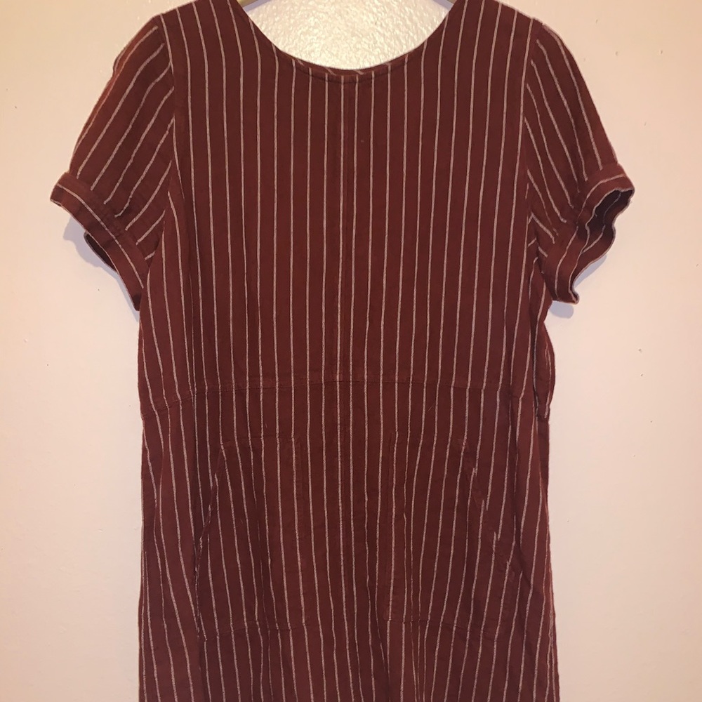 Cute and Trendy striped red dress